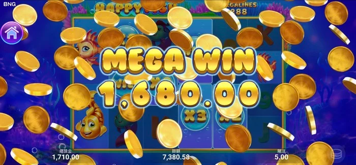 快樂魚mega win