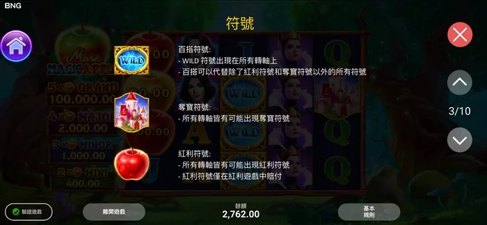 BNG瘋狂致命毒蘋果符號