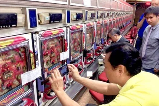 圖為實體電子遊藝場照片